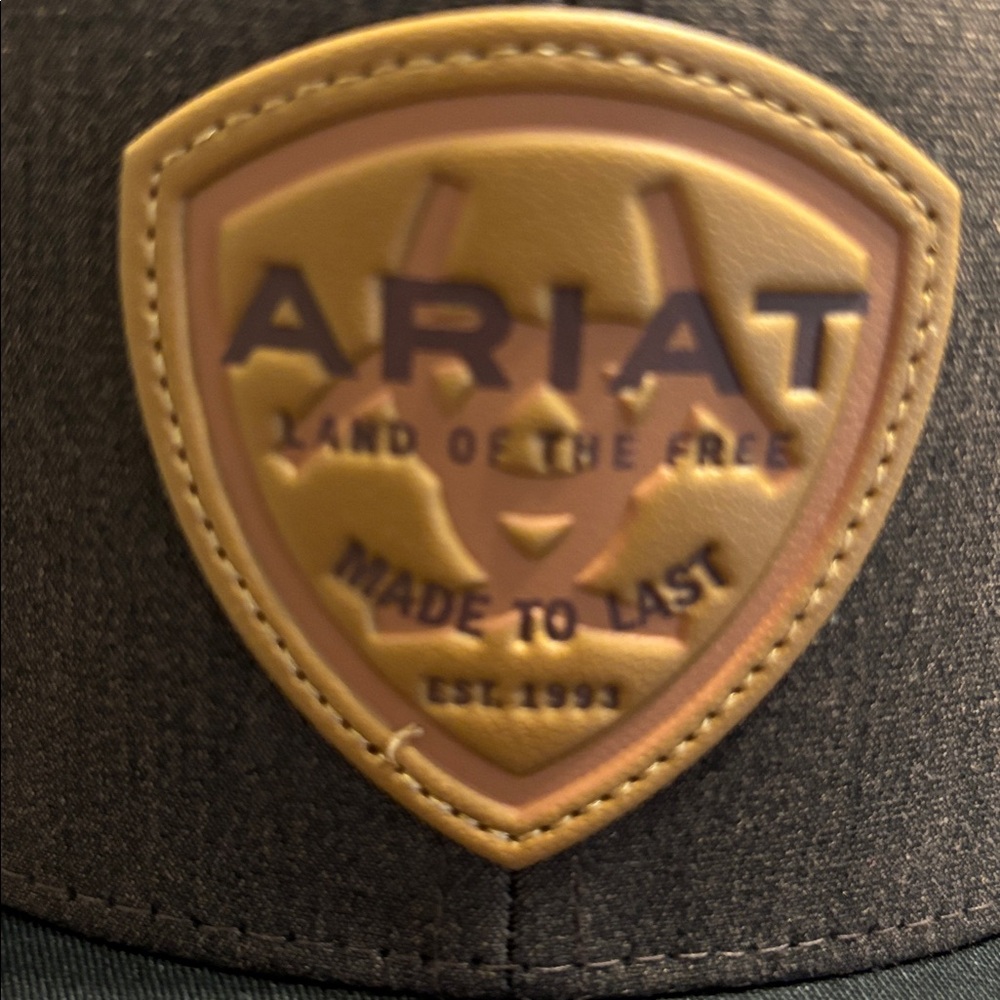 Ariat Shield Logo Patch SnapBack Hat NWT - image 2